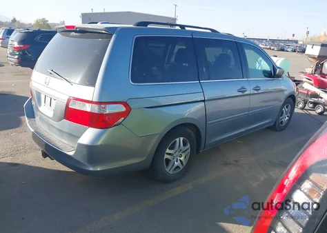 2007 Honda Odyssey Ex-L from USA, damaged, VIN 5FNRL38787B013639